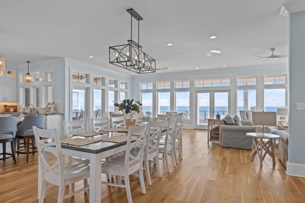 interior of Emerald Isle vacation rental