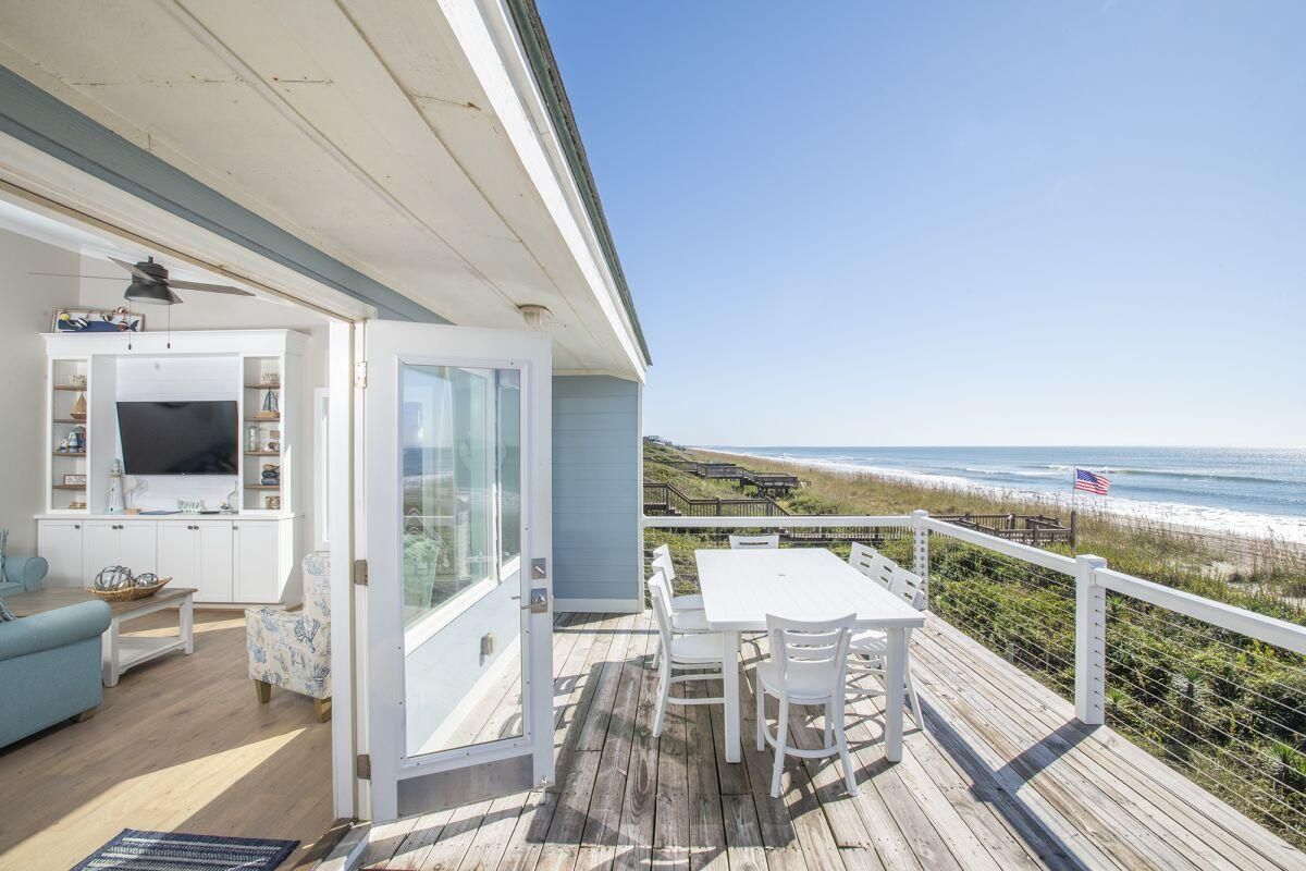 view from Pine Knoll Shores vacation rental